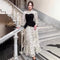 Elegant Womens Dress With Rhinestone Embellishments