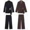 Womens Stylish Blazer With Unique Buckle Details