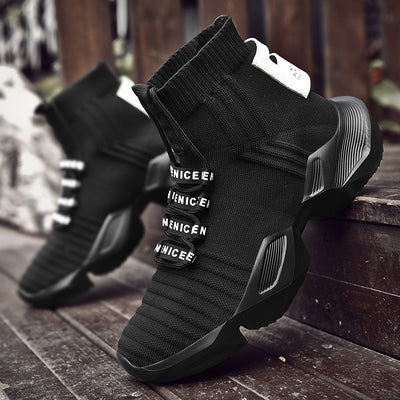 Elastic Trend High-Top Shoes Sports Socks Shoes