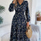 Womens SummerAutumn Slimming Youth-Enhancing Sweet Dress