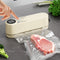Automatic USB-Powered Food Sealer – One-Touch Vacuum & Inflation with Digital Display, Compact & Portable