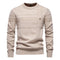 European Size Men's Round Neck Pullover