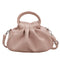 Versatile Women's Retro Cloud-Print Pleated Shoulder Crossbody Bag