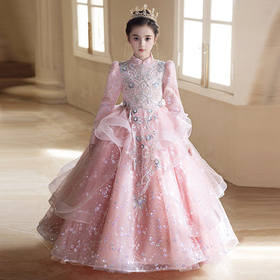 Exquisite Childrens Formal Dress Princess Gown