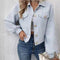 Women's Coat Lapel Single Breasted Houndstooth Jacket