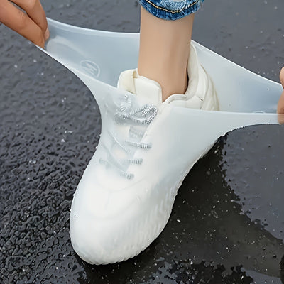 Durable Waterproof Shoe Covers – Elastic, Reusable & Slip-Resistant for Men and Women