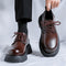 Men's Large Head Leather Shoes Light Luxury Business Casual Sports