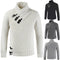 Men's Scalp Button Irregular Long Sleeve T-Shirt