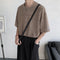 Label-designed Knitted Short-sleeve With A Stylish Three-quarter Sleeve
