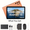 Android 15 Tablet Latest Tablets, 11 Inch Tablet 12GB RAM 256GB ROM 1TB Expand, 10000Mah Battery 2 in 1 Tablet with Optional Keyboard, Case, Stylus, 4-Core Tablet PC, Wifi, 8MP+20MP Dual Camera, 1280 * 800 FHD IPS Screen, Ide