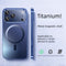 Phone Case - New Case for Iphone 17 Pro Max, Full Protection for The Apple 17 Pro Lens, Shockproof Cover with Advanced Magnetic Stand, Minimalist Metal Design for 16 Pro