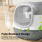 Antibacterial Odor-Lock Fully Enclosed Cat Litter Box, Anti-Splashing Easy Clean Pet Toilet For Kittens