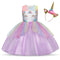 Princess Dress Children Fluffy Yarn Flower Girl Piano Costume