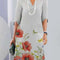 Womens Casual Dress With 3D Digital Print
