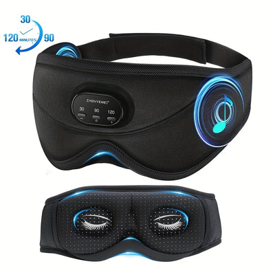 Wireless Wireless Sleep Mask with Built-in Speakers | Ideal for Side Sleepers, Naps, Travel, Yoga | Perfect for Insomnia Relief, Meditation, Deep Relaxation | Suitable for Both Men and Women | USB Charging, Non