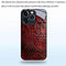 Phone Case: Red Crocodile Light Beige Texture Pattern Tempered Glass Business Design for iPhone 17, 17 Pro, 17 Pro Max, iPhone 16, 16 Pro, 16 Pro Max, iPhone 15, 15 Pro, 15 Pro Max, 14, 14 Pro, 14 Pro Max, 13, 13 Pro, 13 Pro