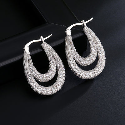 Women's Affordable Luxury Fashion Zircon Earrings