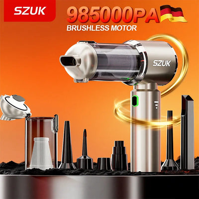 Car Vacuum Cleaner Portable Handheld Car Cleaner Strong Suction Cleaning Machine Mini Wireless Hand Vacuum Cleaner