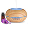 Essential Oil Aroma Diffuser 300ml  Remote Control Air Humidifier Electric Wood Grain Aroma Diffuser