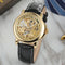 Casual Automatic Watch 3d Full Auto Hollow Skeleton Mechanical  clockwork for men Luxury Original Gold