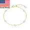 FineJewellery 925 Sterling Silver Freshwater Pearl Bracelet Brazalete 14K Gold Bracelet