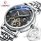 Men Mechanical Skeleton Waterproof Luxury Watches for Man Stainless Steel