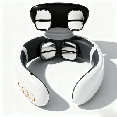Heated Real Touch Neck & Shoulder Massager with Timing Control