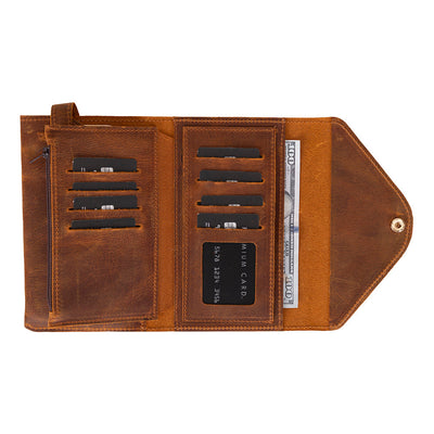Bologna genuine Leather Universal Wallet