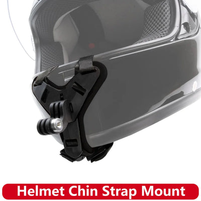 Motorcycle Helmet Chin Strap Mount For GoPro Hero Insta360  Action Camera Accessories