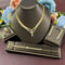 Fashionable and minimalist zircon necklaces, earrings, bracelets, rings, women's necklace sets, wedding and party accessories