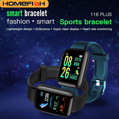 Smart Fitness Tracker Bracelet | Color Screen, Health Reminders, Step Counter, Notifications, Activity Tracker
