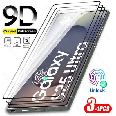 3-1Pcs 9H Premium Tempered Glass For Samsung Galaxy S 25 26 S25 Ultra S26 S25Ultra S26Ultra S25+ 5G Unlock Screen Protector Film