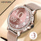 Rose Gold Smart Watch Bluetooth Call Lady Sports Mode Fitness Health Monitor Women Smartwatch