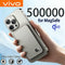 ViVO Ultra-thin for MagSafe 500000mAh Mobile Power Bank Portable 3c Certified Magnetic Wireless Fast Charging Electronic Display