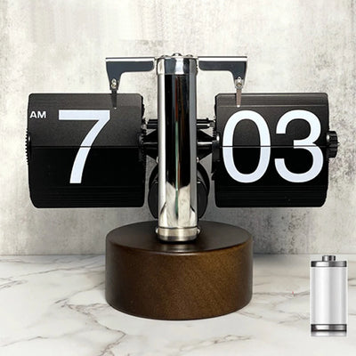 Automatically Flipping Clock with Time Page Turning