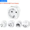 LENCENT 2 Pack Europe to AU/US/UK/BR Plug Travel Adapter Overload Protection Wall Charger Travel Plug Converter Travel Adapter