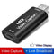 Metal 4K HDMI-compatible to USB Video Capture Card 1080P USB 2.0 Game Grabber Box For PS4 DVD Camera PC Recording Live Streaming