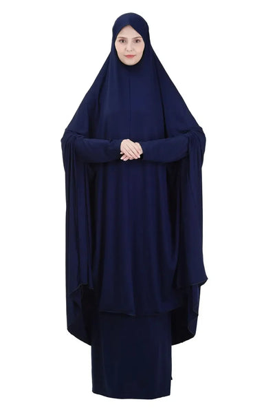 Women 2-Piece Prayer Set: Abaya Dress & Khimar with Niqab Eid Ramadan Islamic Attire (2026)