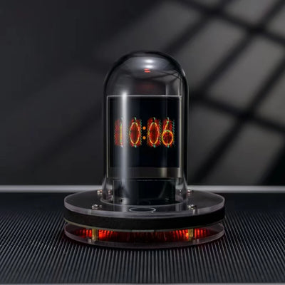 Nixie Tube Alarm Clock with Colorful RGB Lights and WIFI Weather Station