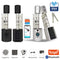 Tuya APP Fingerprint Cylinder Electronic Smart Door Lock Digital Keypad Code Key Card Remote Control Adjustable Home Apartment