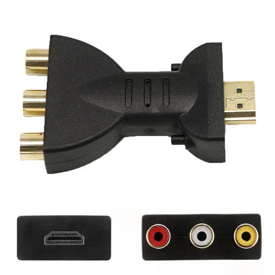 HDMI-compatible To RCA AV Composite Adapter Converter HDMI2AV Audio Video Cable HDMI To Red White Yellow For HD TV Box