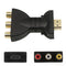 HDMI-compatible To RCA AV Composite Adapter Converter HDMI2AV Audio Video Cable HDMI To Red White Yellow For HD TV Box