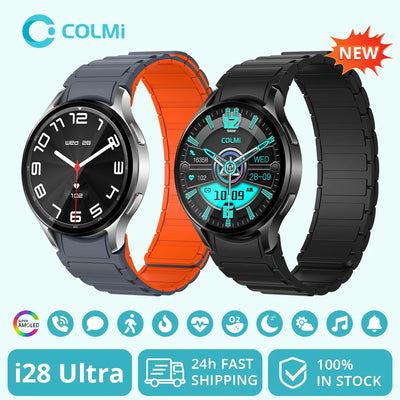 COLMI i28 Ultra AI Smartwatch with AMOLED Display & Bluetooth Calling