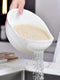 Rice Bowl Drain Basket Fruit Bowl Washing Drain Basket with Handle Washing Basket