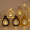 Ramadan LED Lantern Decoration – Eid Mubarak Star, Moon & Castle Lights