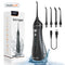 Dental Floss Portable Cordless F18 Oral Irrigator 3 Cleaning Modes Waterproof Rechargeable Dental Cleaner 4 Nozzles Clean Gums