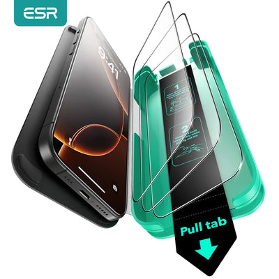 ESR for 3 Pack iPhone 17/16/15/14/13 Pro Max Screen Protector Armorite Tempered Glass
