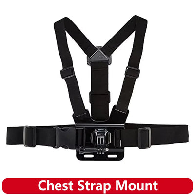 Adjustable Chest Strap Mount Harness Holder For GoPro Hero 13 12 11 10 9 Insta360 SJCAM AKASO DJI Osmo Action Camera Accessories