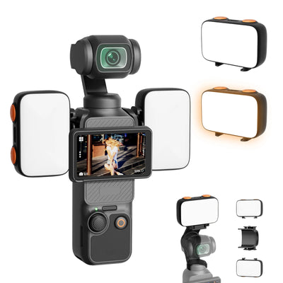LED Light for Accessories Gimbal Selfie Vlog Video Auxiliary Fill Lighting with Brightness Adjustable