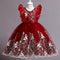 Embroidered Little Flowers Girls Dress Princess Dress